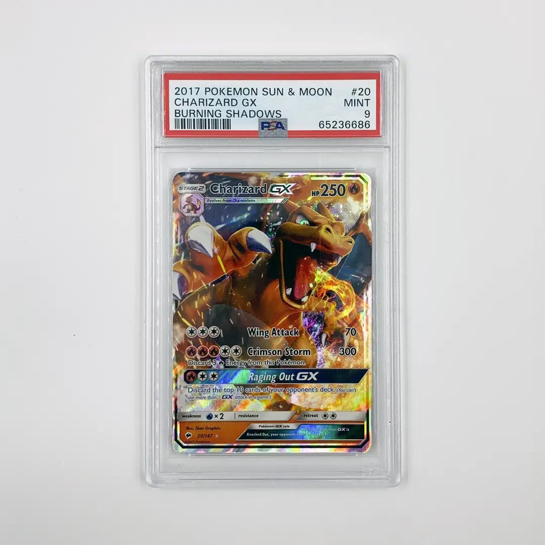 BURNING SHADOWS 20 CHARIZARD GX PSA 9 TCG Republic