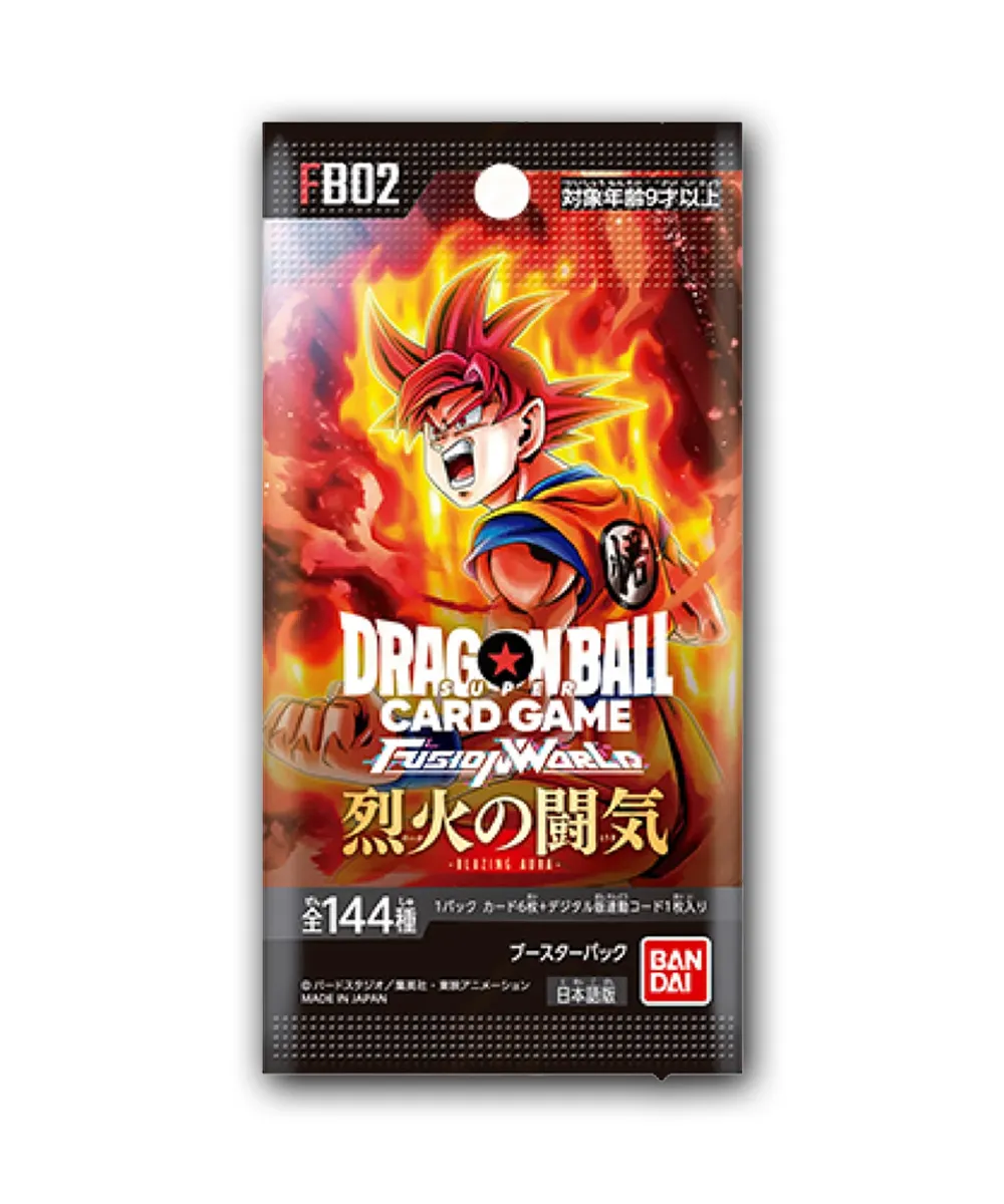 Dragon Ball Z Fusion World FB-02 Booster Pack (Japanese)