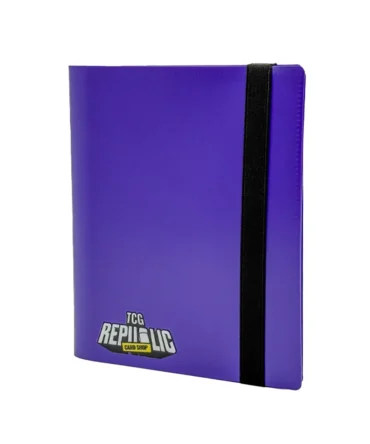 4 Pocket Elastic Binder Purple