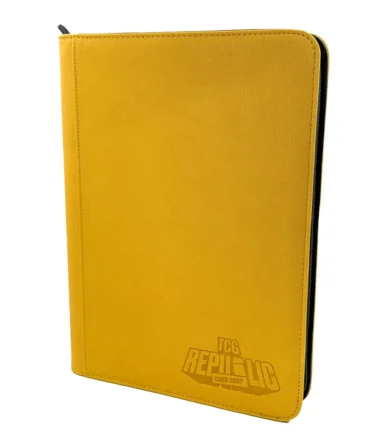 9 Pocket Zipper Binder Yellow