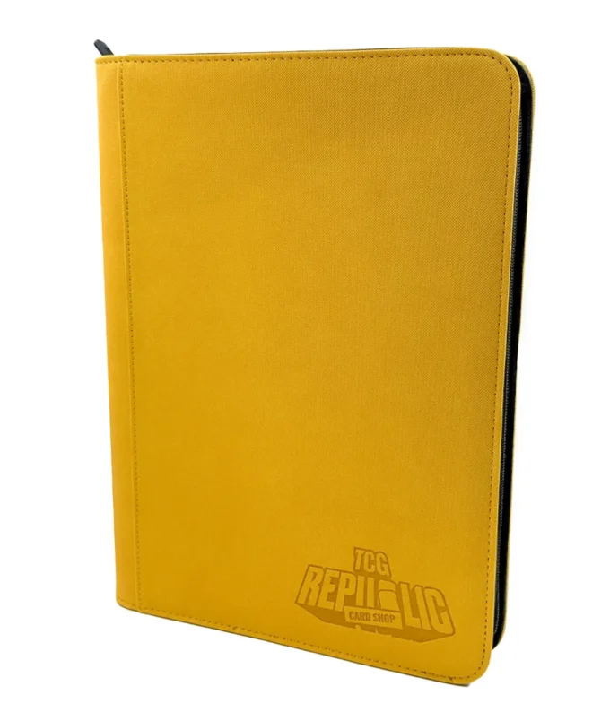 9 Pocket Zipper Binder Yellow