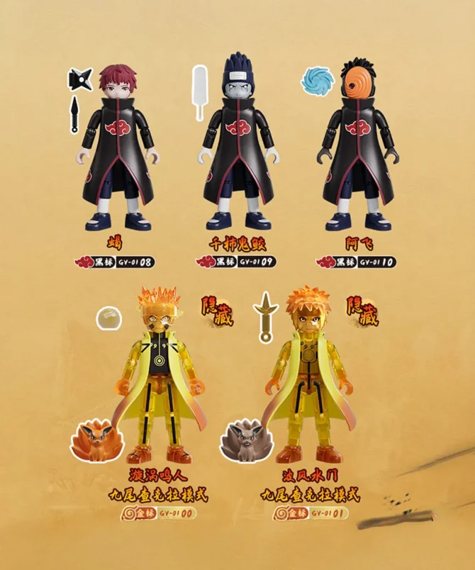 Blokees Naruto Figures GV-01 Blind Box - Image 2