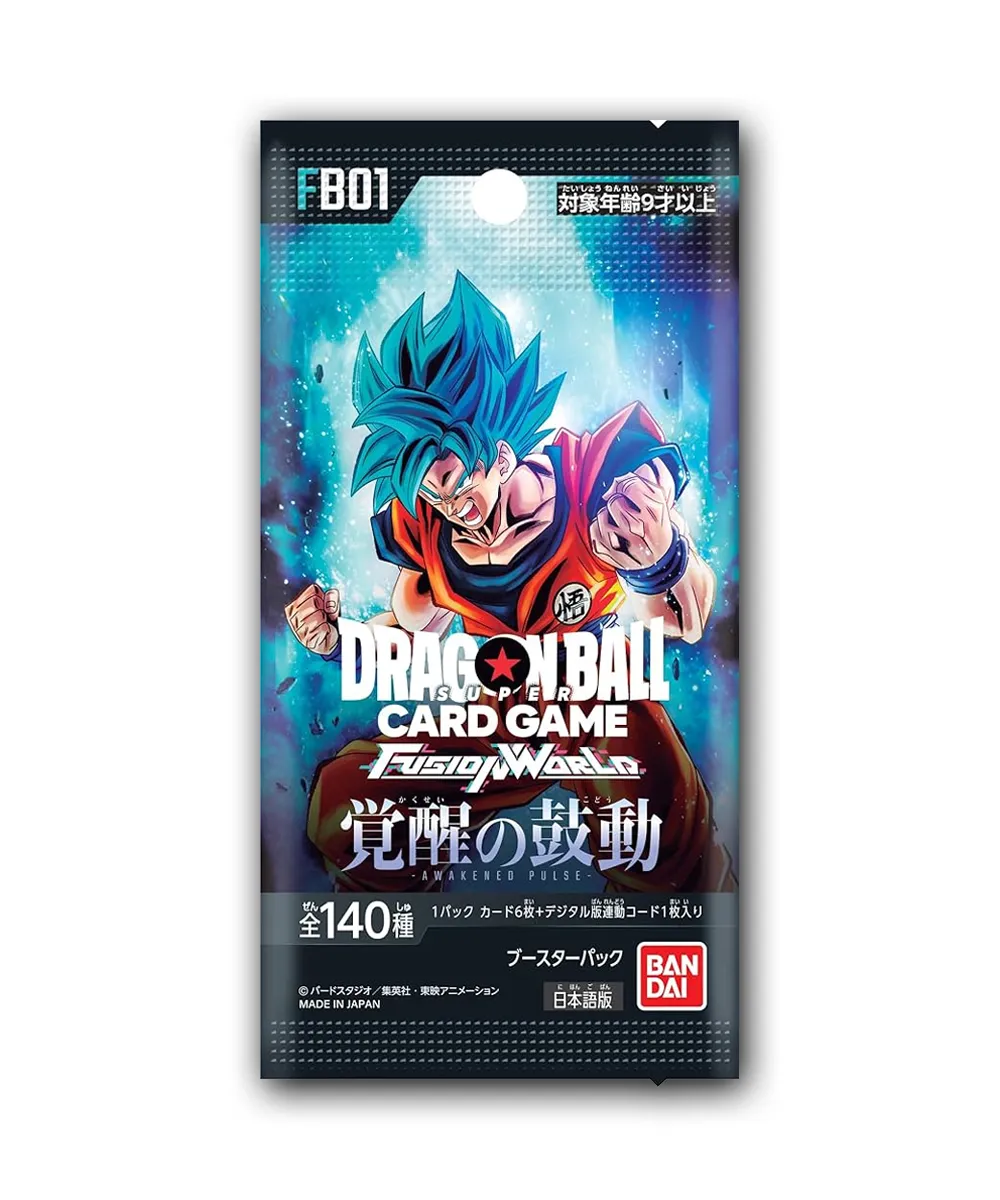 Dragon Ball Card Game Fusion World – FB-01 Awakened Pulse Booster Pack (Japanese)