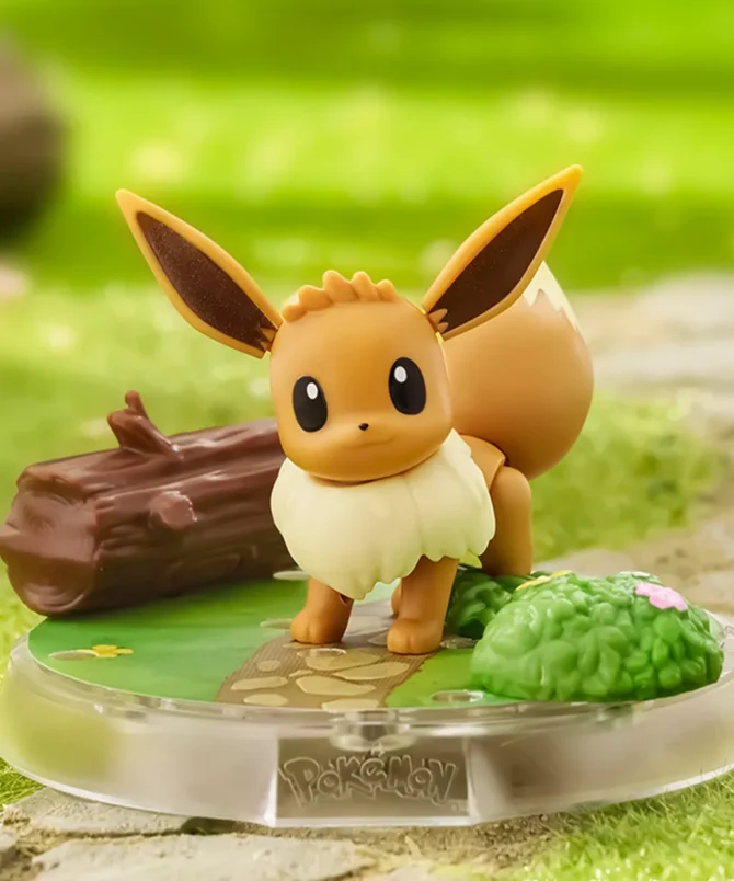 Eevee Blokees Pokemon Collectible Statue Figure Model (Size-S) - Image 3