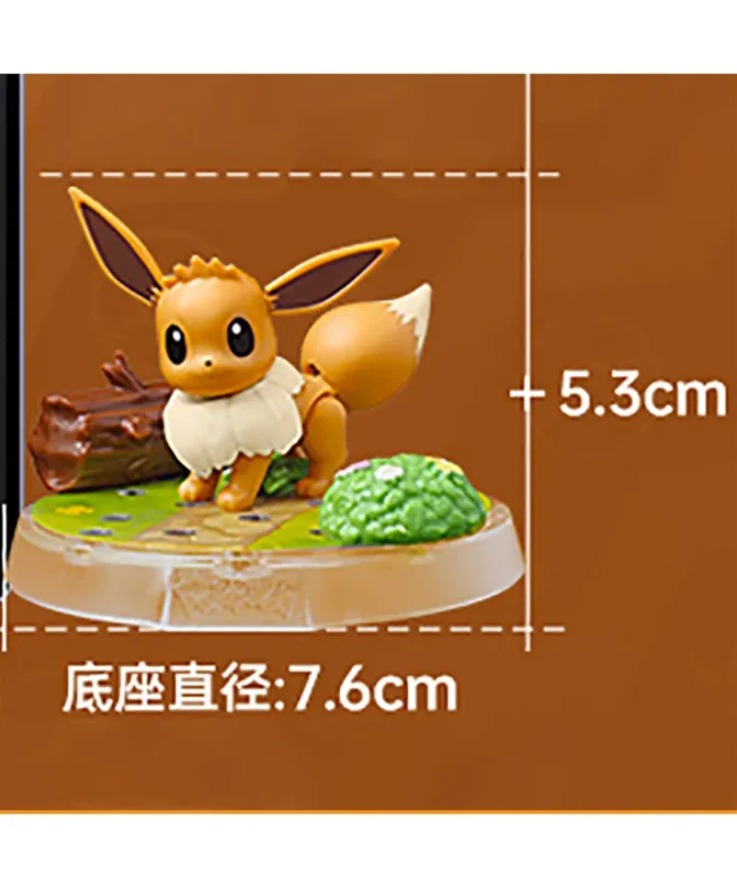 Eevee Blokees Pokemon Collectible Statue Figure Model 4