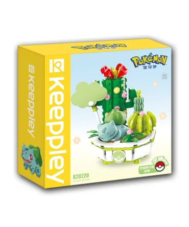 Keeppley K20220 Bulbasaur Potted Plant Building Blocks Toy Set