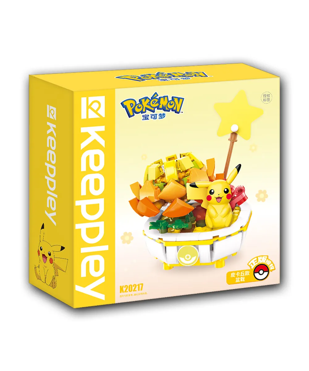 Keeppley K20217 Pikachu Bonsai Jewel Flower Building Blocks Toy Set