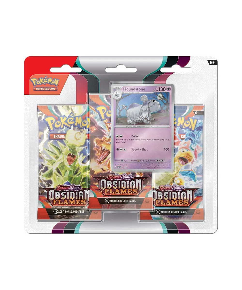 Pokemon Obsidian Flames 3 Pack Blister Houndstone