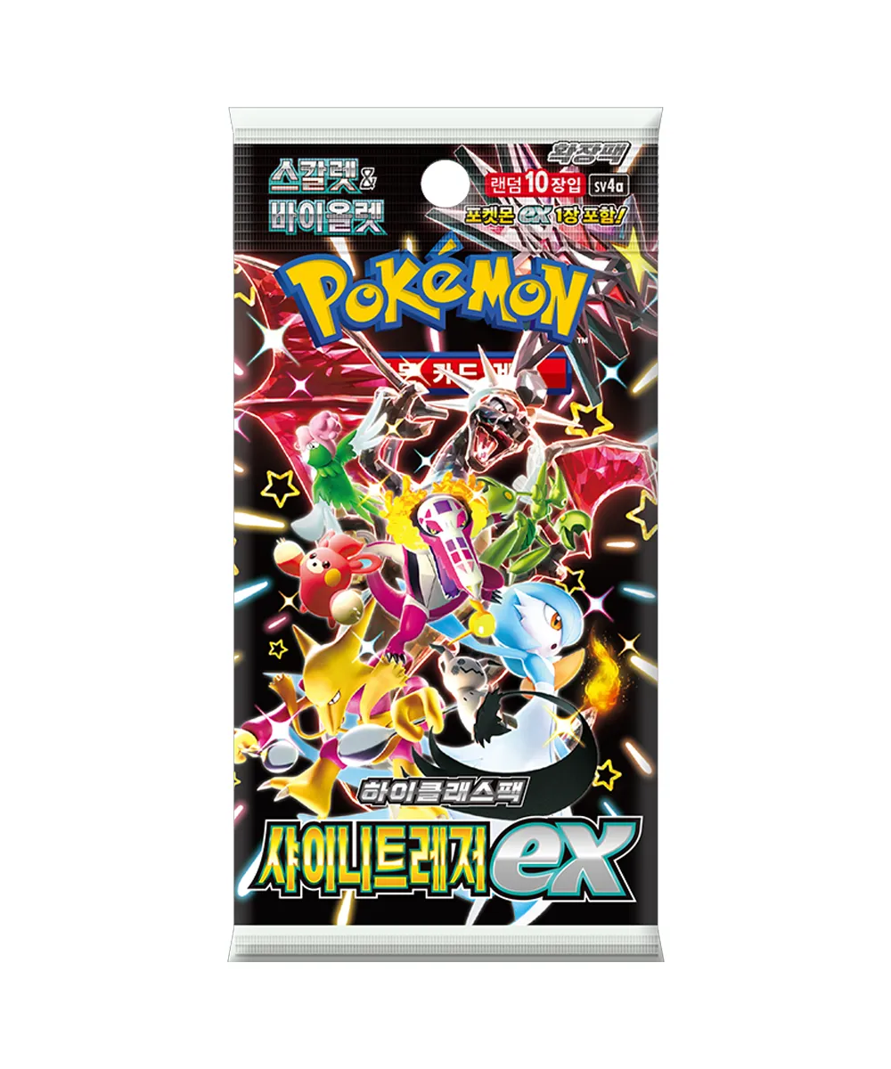 Pokemon Shiny Treasure Ex Booster Pack (Korean)