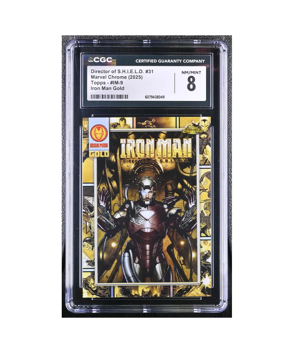 Topps Marvel Chrome Director Of Shirld CGC 8