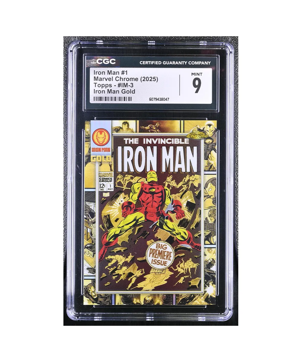 Topps Marvel Chrome Iron Man CGC 9