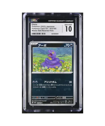 Pokemon Ekans Master Ball Rev Holo CGC 10