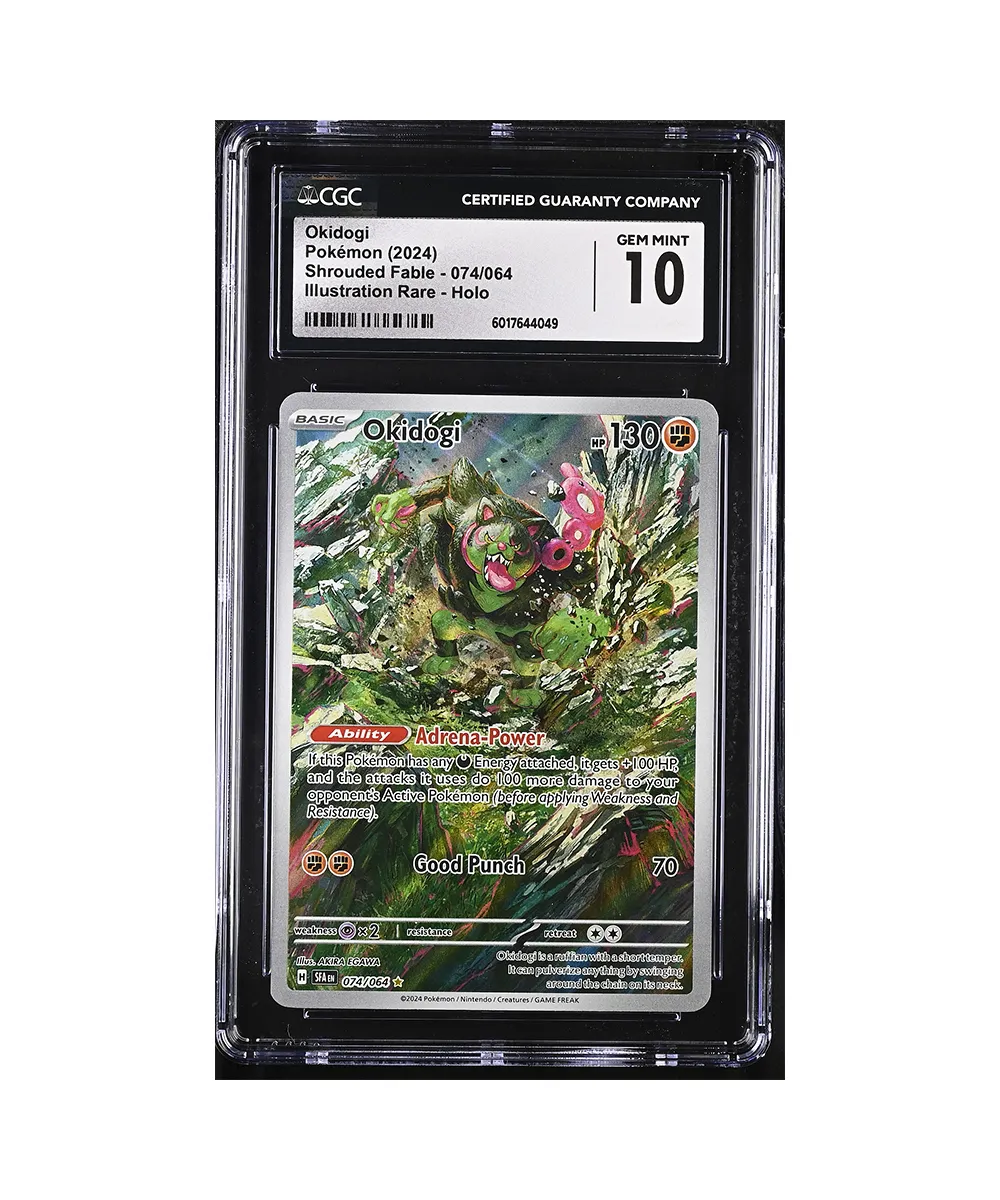 Pokemon Okidogi IR CGC 10