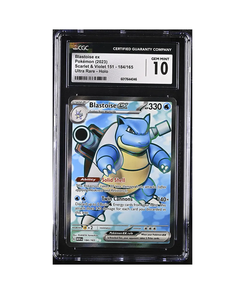 Pokemon Blastoise Ex FA CGC 10