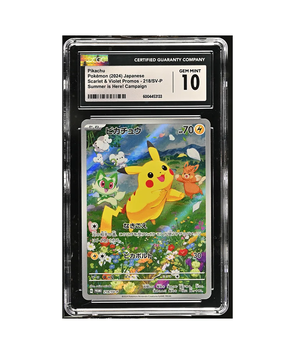 Pokemon Pikachu Promo 218/SV-P CGC 10