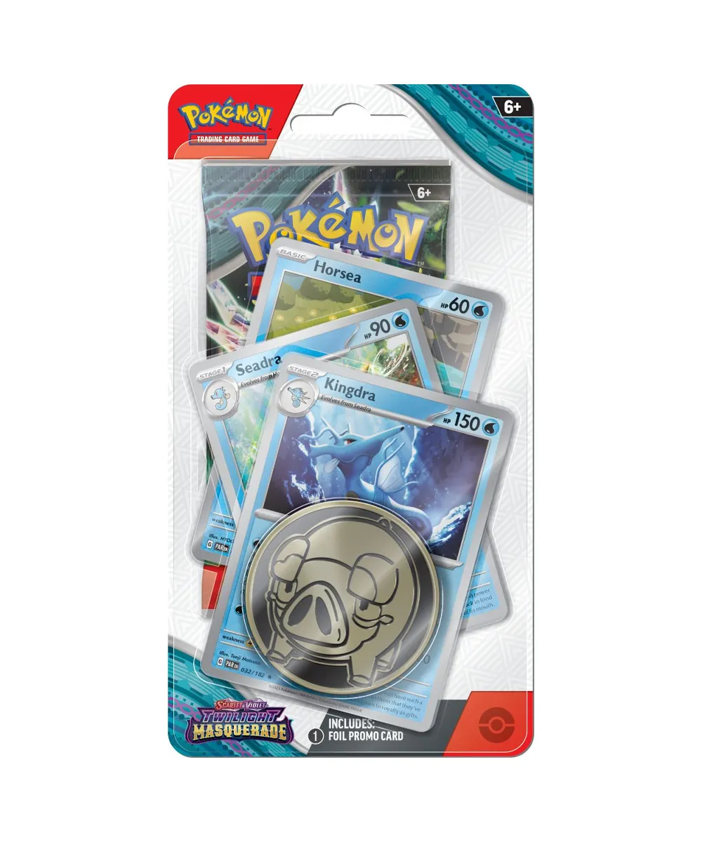 Pokemon Twilight Masquerade Checklane Blister Kingdra