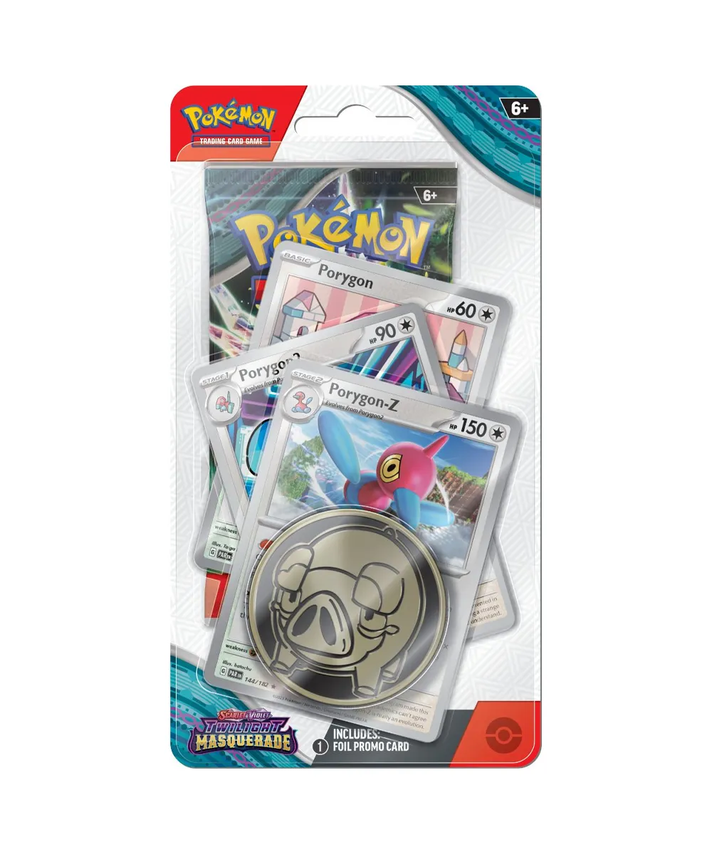 Pokemon Twilight Masquerade Checklane Blister Porygon Z