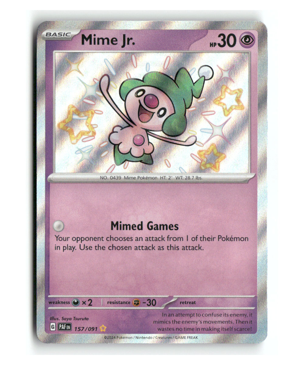 Pokemon PAF Mime Jr. Shiny Rare #157
