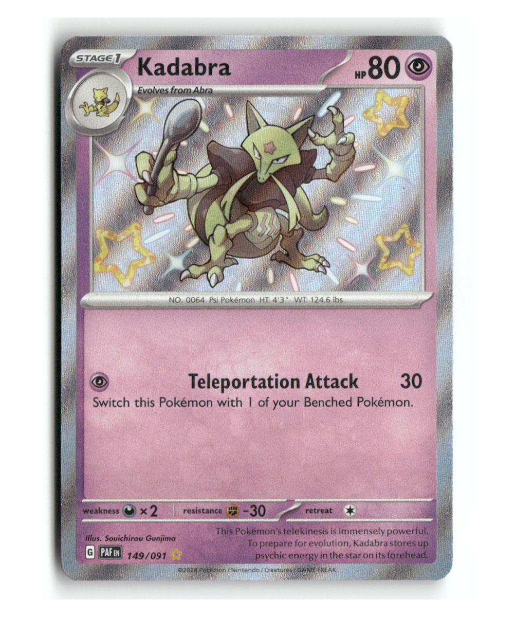 Pokemon PAF Kadabra Shiny Rare #149