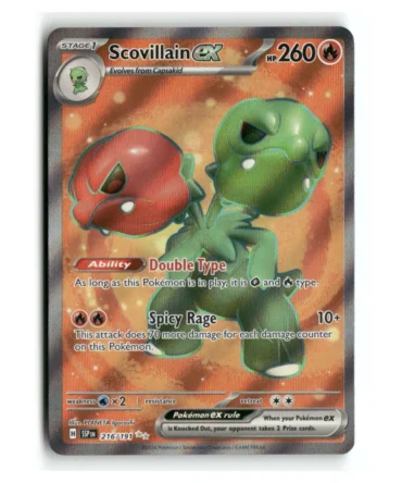 Pokemon SSP Scovillain EX FA #216