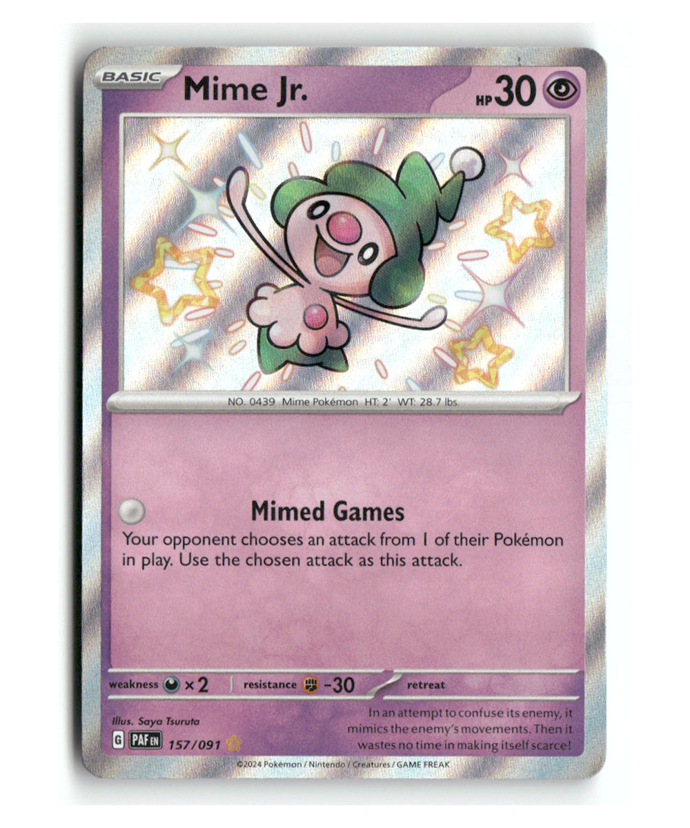 Pokemon PAF Mime Jr. Shiny Rare #157