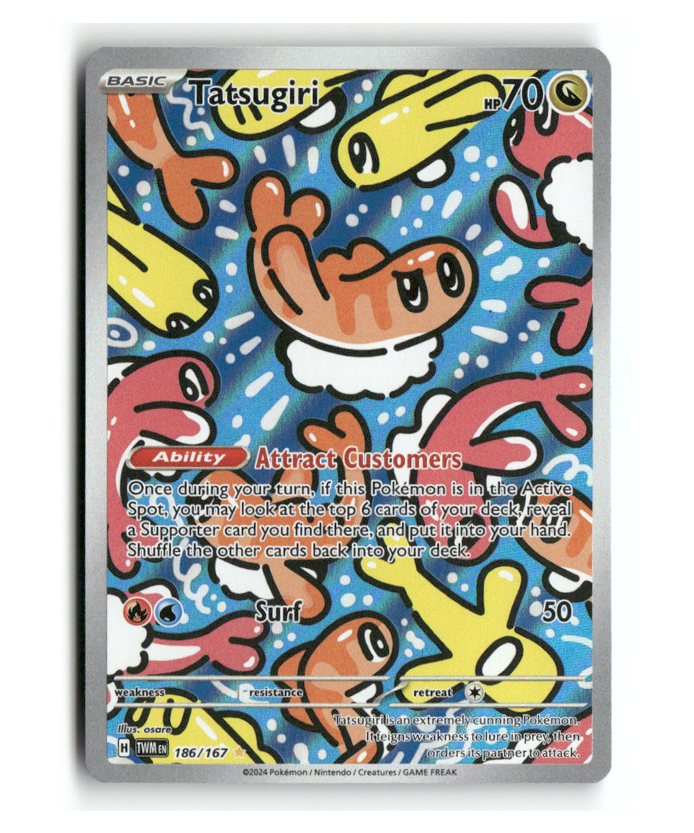 Pokemon TWM Tatsugiri IR #186