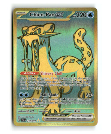 Pokemon PAF Chien-Pao Ex HR #242