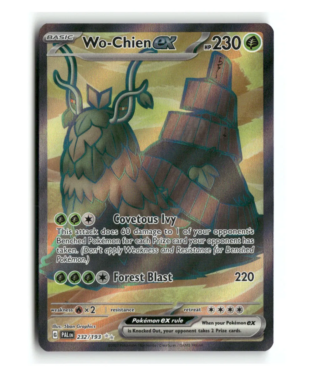 Pokemon PAL Wo-Chien EX FA #232