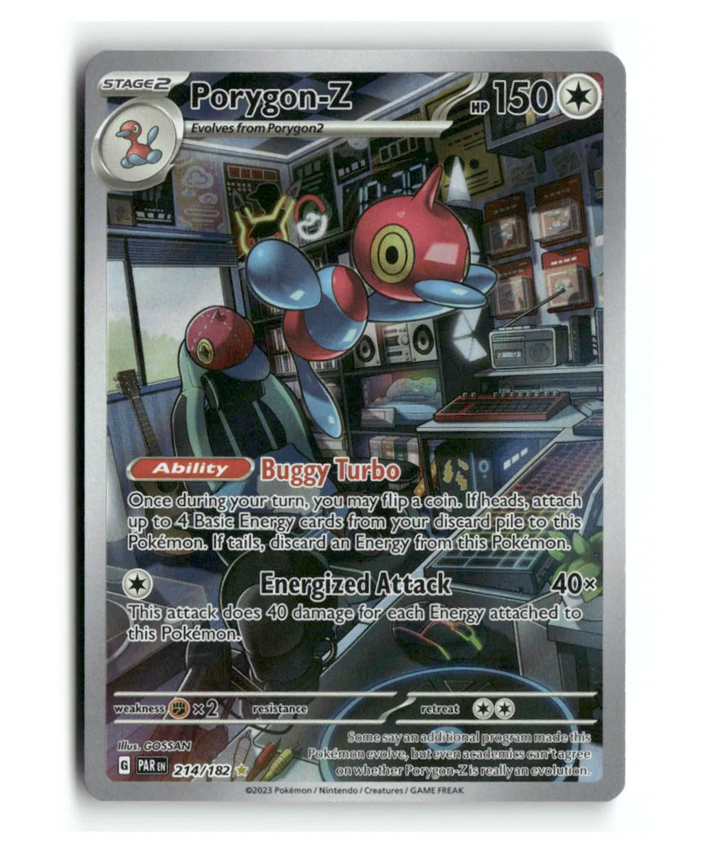 Pokemon PAR Porygon-Z IR #214