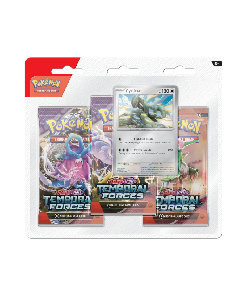 Pokemon Temporal Forces 3 Pack Blister Cyclizar