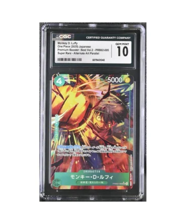 One Piece PRB02 - One Piece Card the Best Vol. 2 Monkey.D.Luffy (Parallel) (JP) CGC 10