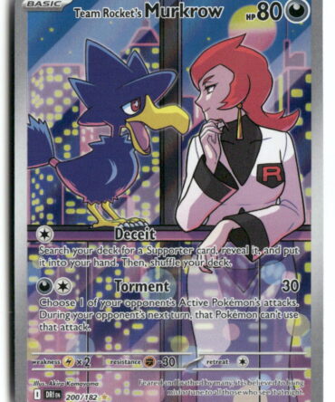 SV10 Team Rocket's Murkrow 200/182