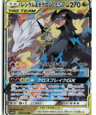 SM11b Reshiram & Zekrom GX 036/049