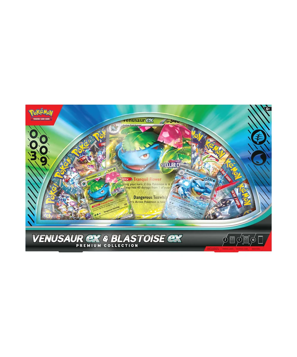 Pokemon Venusaur ex & Blastoise Ex Premium Collection box