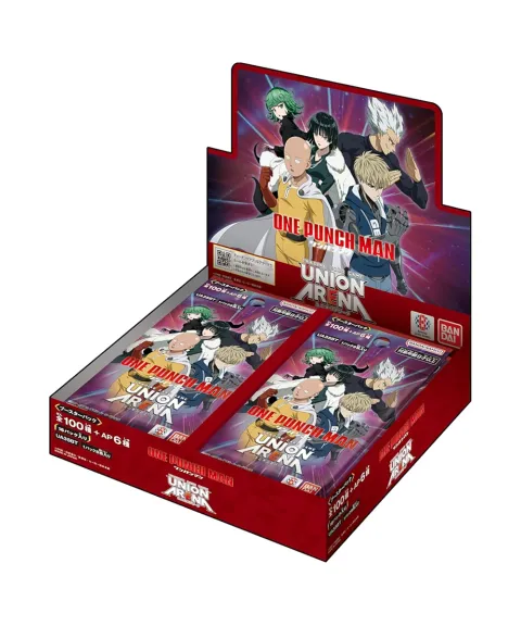 ONE BANDAI ARENA UNION FROM JAPANESE BOX BOOSTER MAN PUNCH ONE NEW!!! 新品未開封　9BOX ARENA UNION MAN PUNCH UNION ARENA(ユニオンアリーナ)