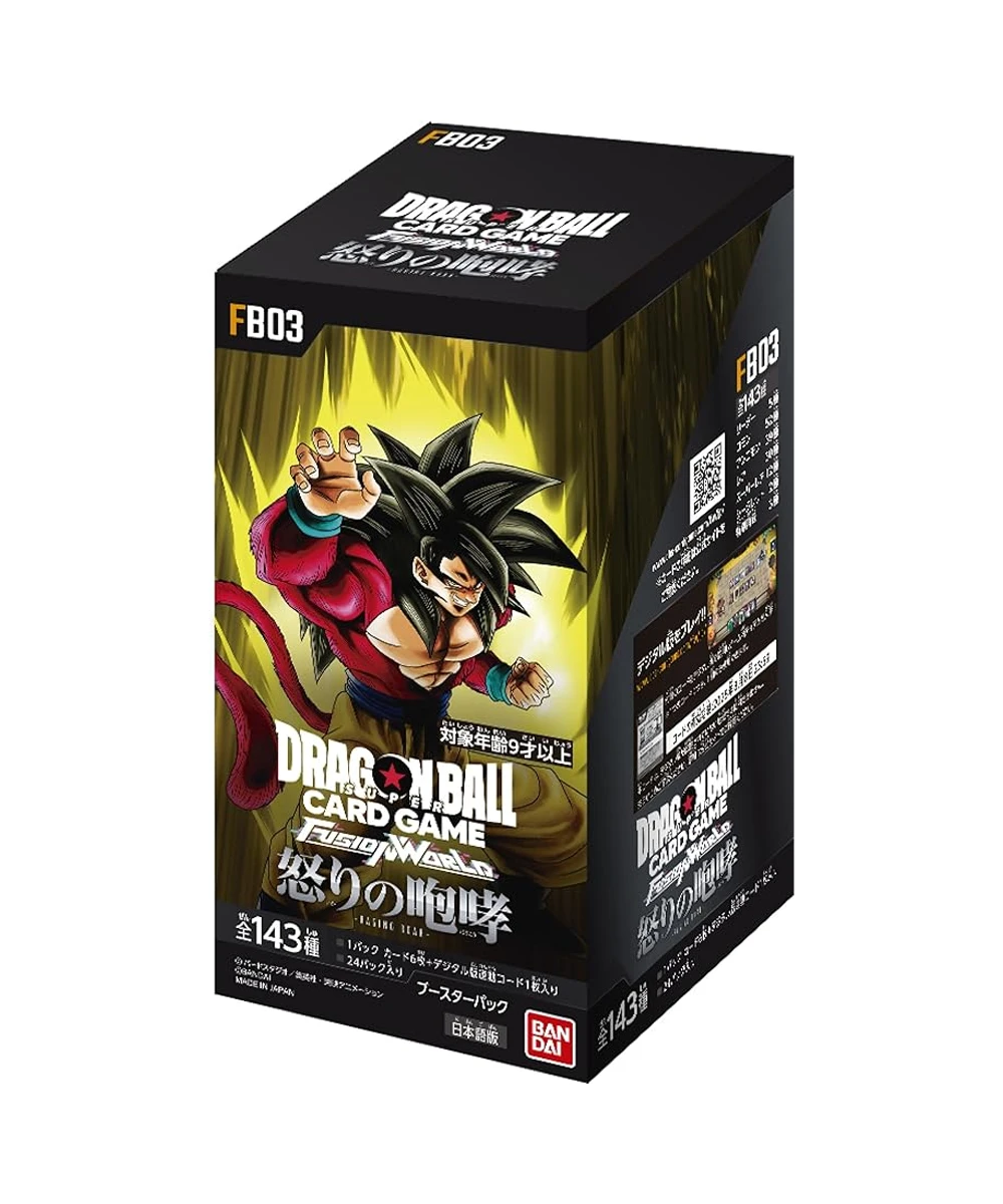 Dragon Ball Card Game Fusion World – FB-03 Raging Roar Booster Box (Japanese)