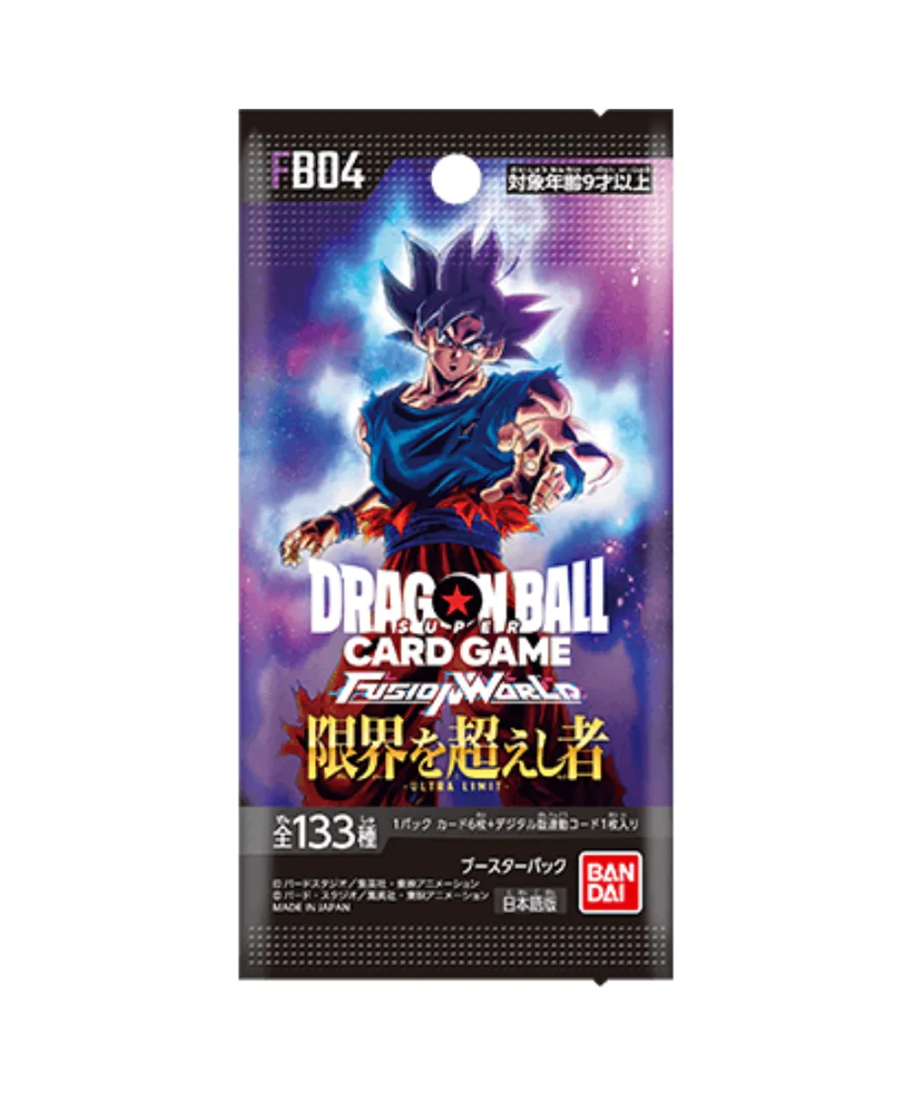 Dragon Ball Card Game Fusion World – FB-04 Booster Pack (Japanese)