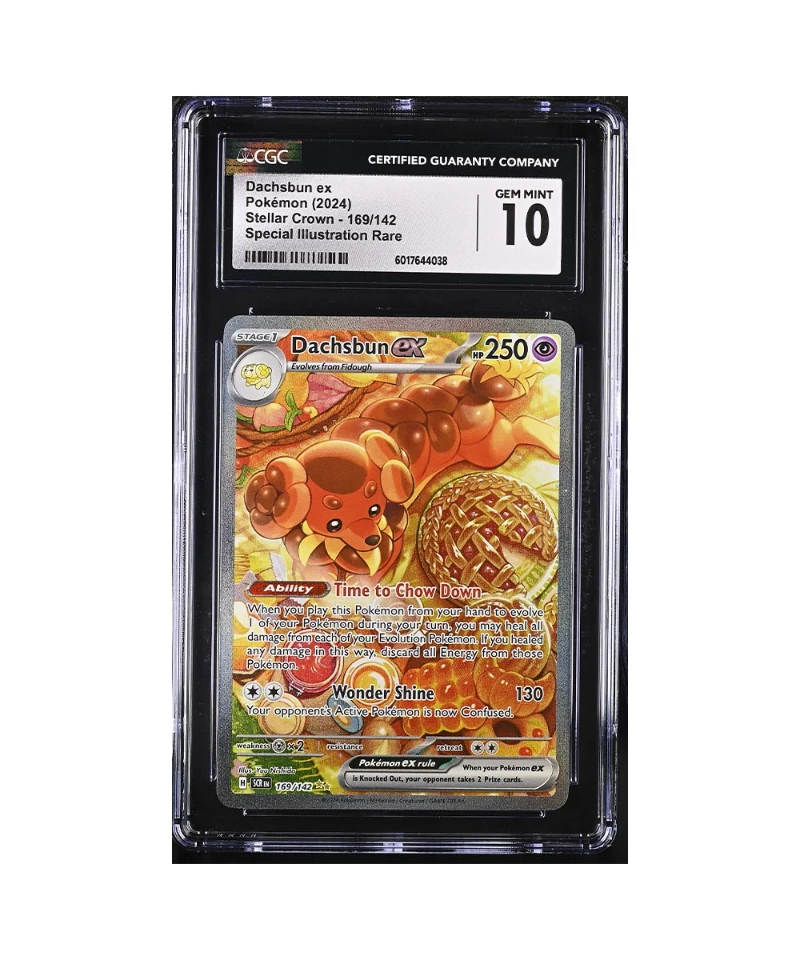 Pokemon Stellar Crown Dachsbun ex CGC 10
