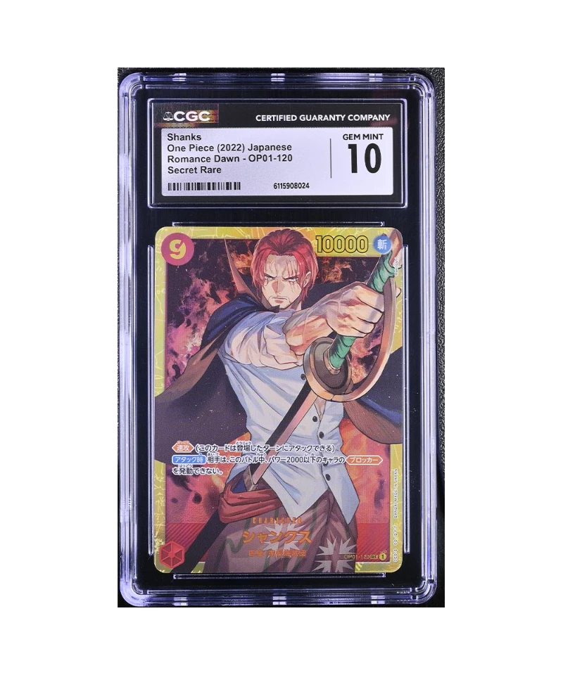 One Piece Romance Dawn Shanks (JP) CGC 10