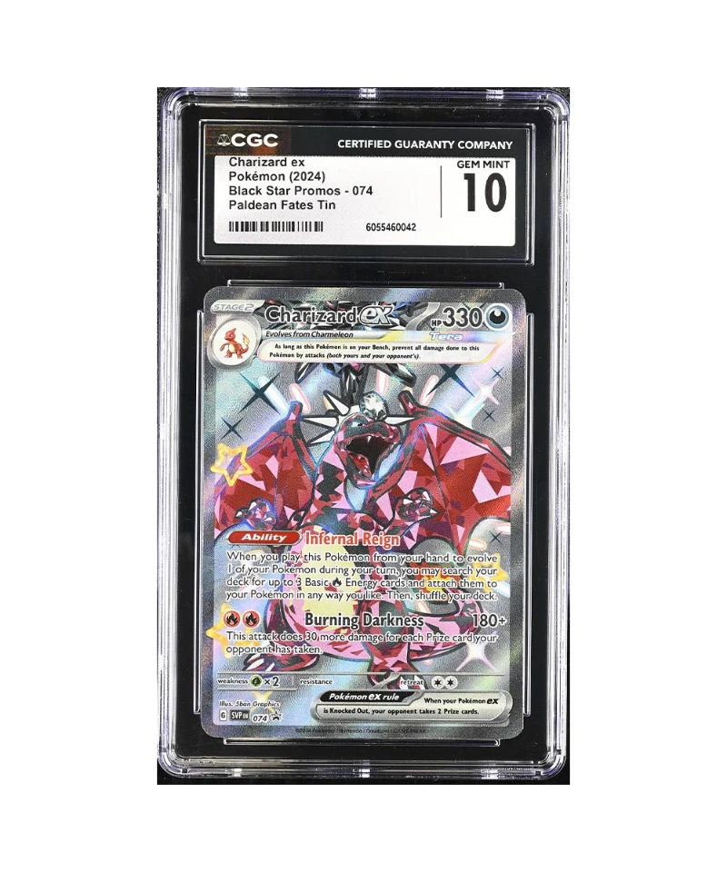 Pokemon Scarlet & Violet Promo Charizard ex CGC 10