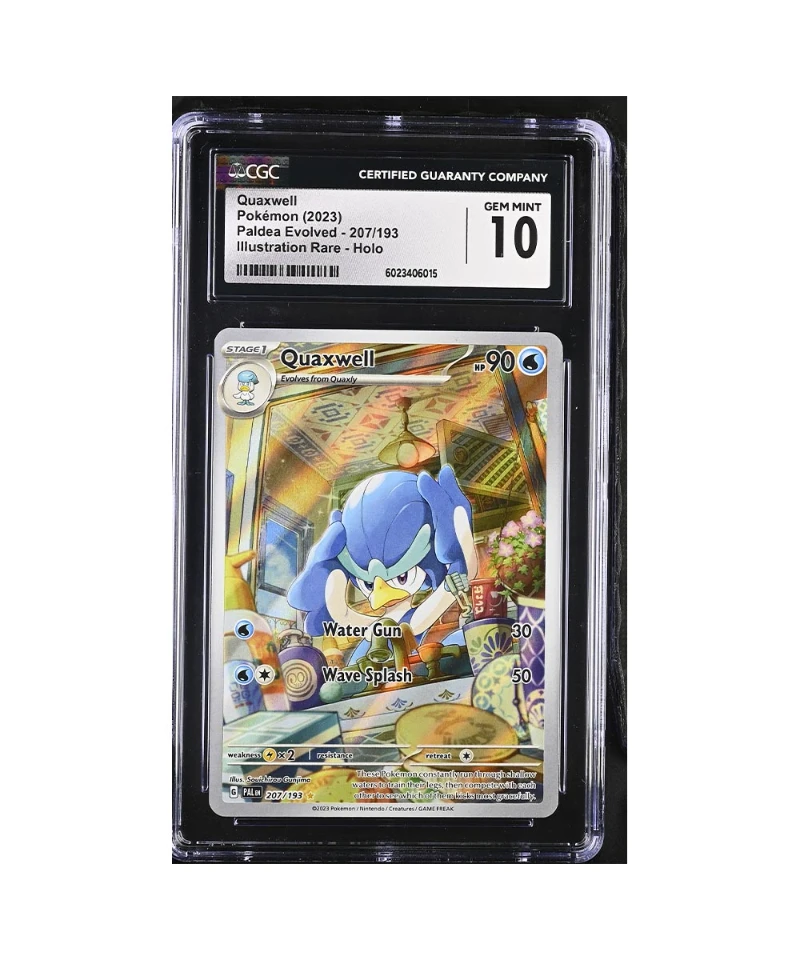 Pokemon Paldea Evolved Quaxwell CGC 10