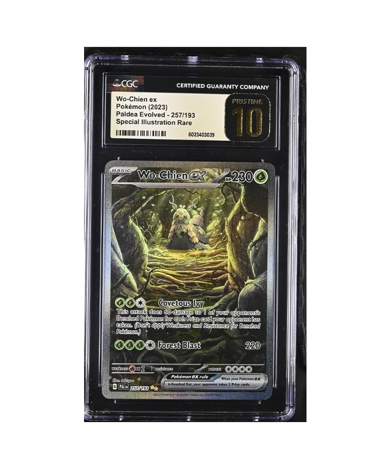 Pokemon Paldea Evolved Wo-Chien ex CGC 10 Pristine