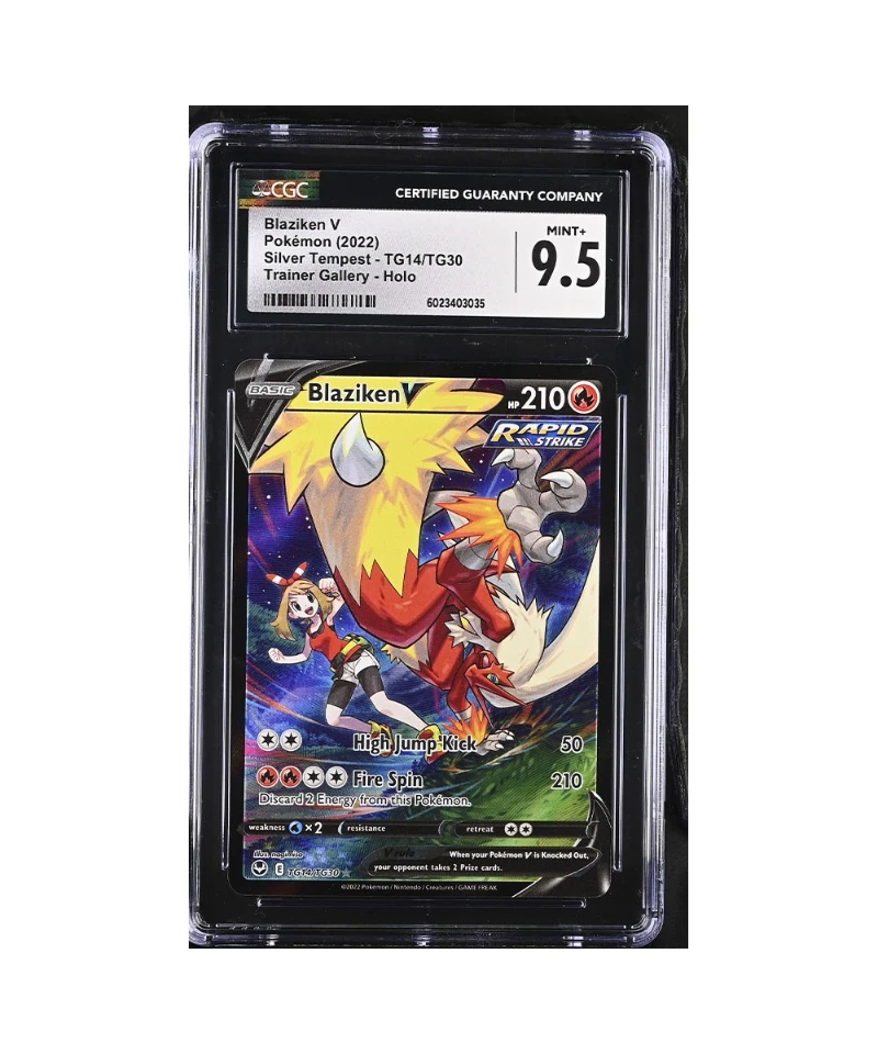 Pokemon Silver Tempest Trainer Gallery Blaziken V CGC 9.5