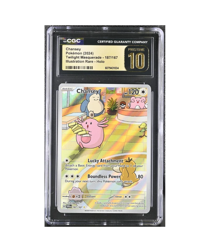 Pokemon Twilight Masquerade Chansey CGC 10 Pristine